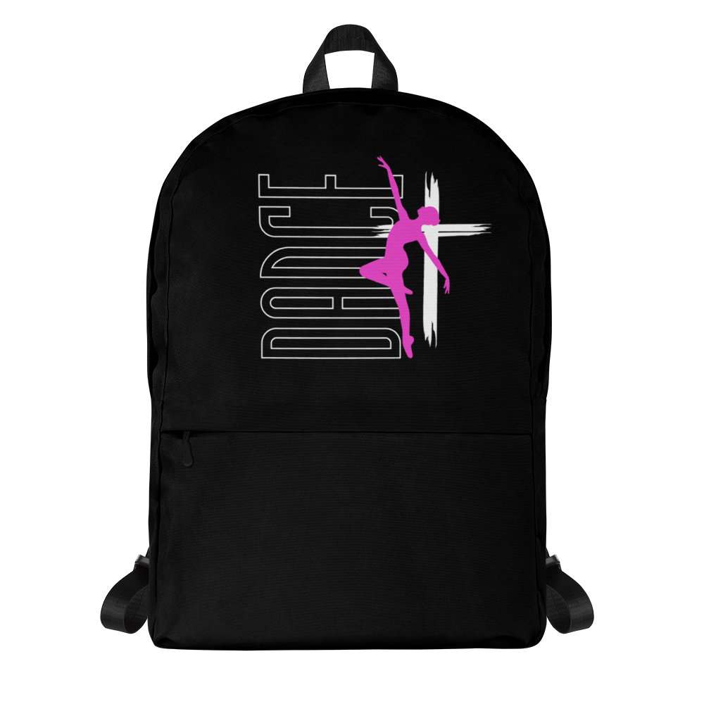 Dance Ballerina Black Backpack