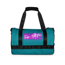 Load image into Gallery viewer, Dance for Him Ballerina Eastern Blue gym/Dance bag
