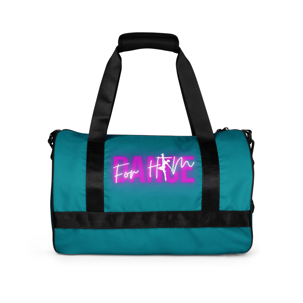 Dance for Him Ballerina Eastern Blue gym/Dance bag