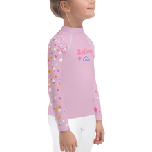 Load image into Gallery viewer, Believe Kids Rash Guard Pink
