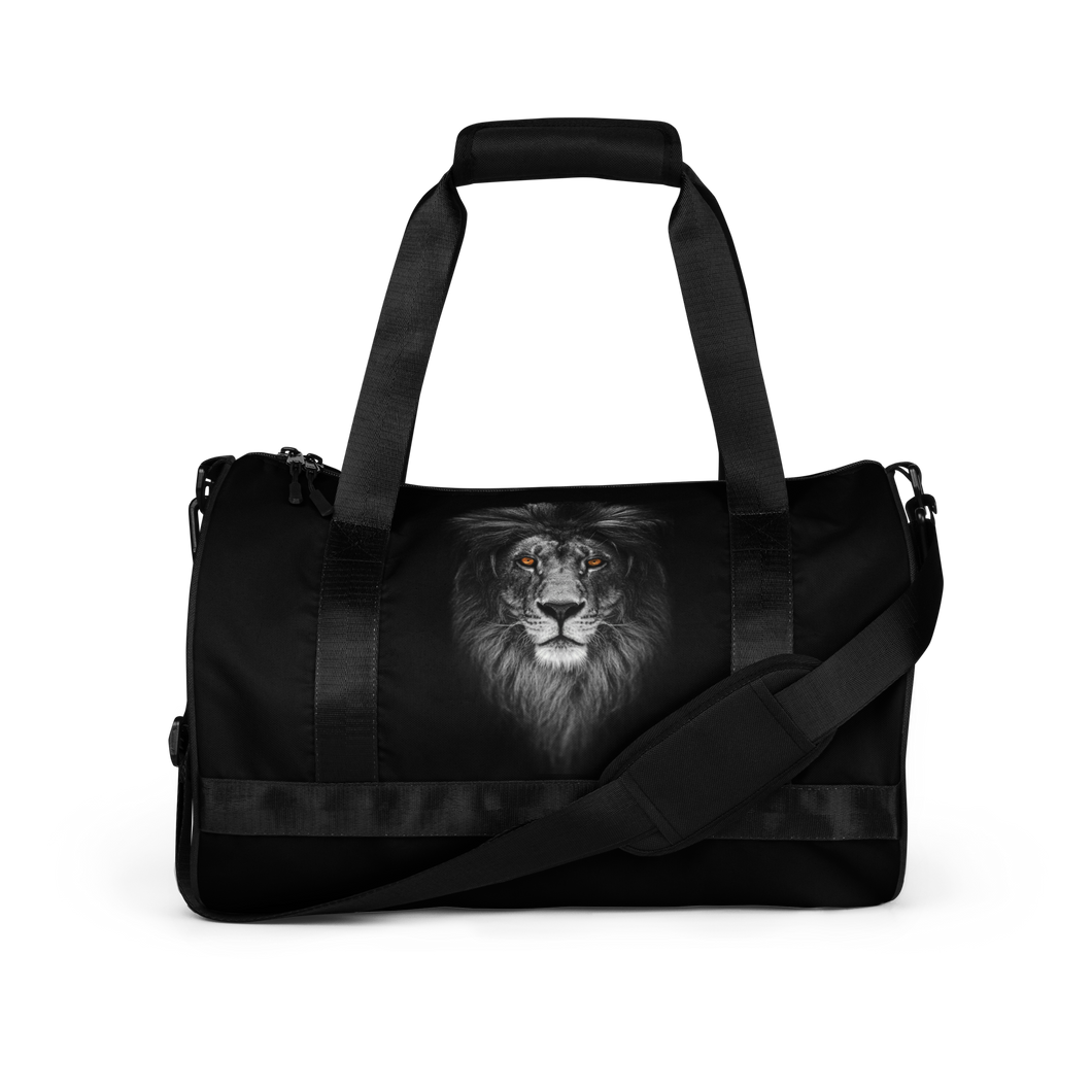 By His Stripes Lion of Judah gym bag