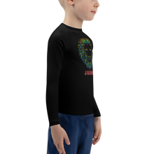 Load image into Gallery viewer, Lion of Judah Colorful Kids Rash Guard
