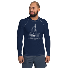 Load image into Gallery viewer, I&#39;ll Build A Boat Men&#39;s Rash Guard Navy
