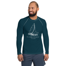 Load image into Gallery viewer, I&#39;ll Build A Boat Men&#39;s Rash Guard Sea Blue
