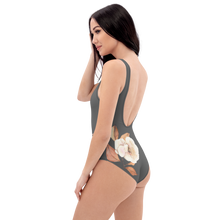 Load image into Gallery viewer, Just.If.I&#39;d Women&#39;s One-Piece Swimsuit Leaf belt
