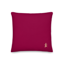 Load image into Gallery viewer, She is more precious than jewels Premium Pillow Burgundy
