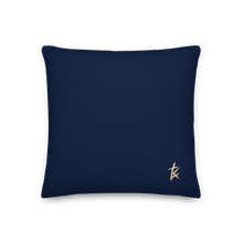 Load image into Gallery viewer, She is more precious than jewels Premium Pillow Navy
