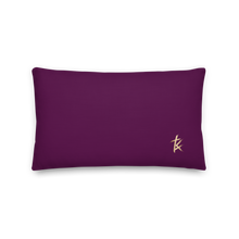 Load image into Gallery viewer, She is more precious than jewels Premium Pillow Tyrian Purple
