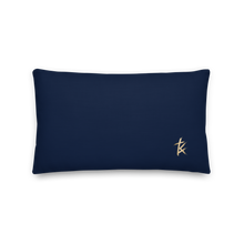 Load image into Gallery viewer, She is more precious than jewels Premium Pillow Navy
