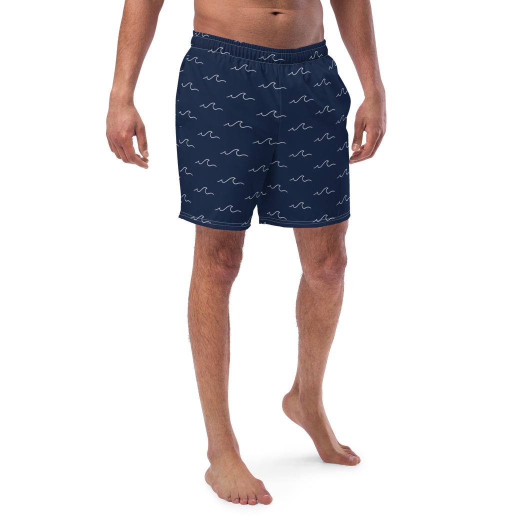 I'll Build A Boat Boys/Men's swim trunks Navy