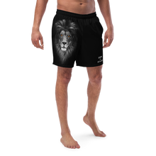 Load image into Gallery viewer, Lion of Judah Men&#39;s swim trunks
