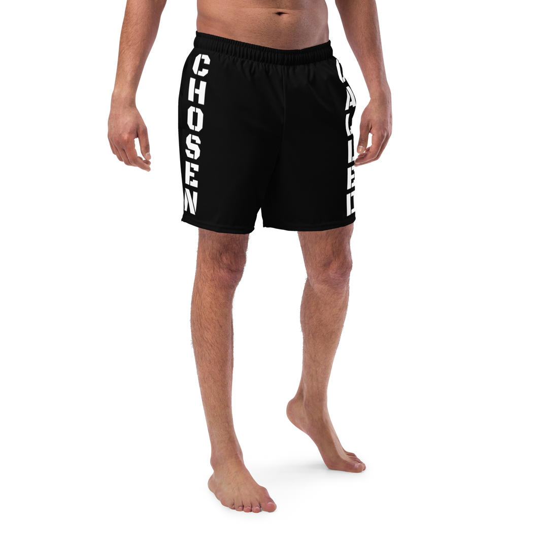 Chosen/Called Men's & Boy's  swim trunks Black