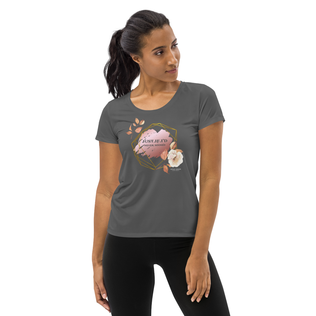 Just.If.I'd Women's Athletic T-shirt Zambezi