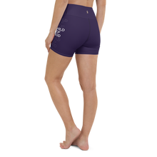 Load image into Gallery viewer, Child of God Yoga Shorts Purple
