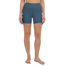 Load image into Gallery viewer, Child of God Yoga Shorts Indigo
