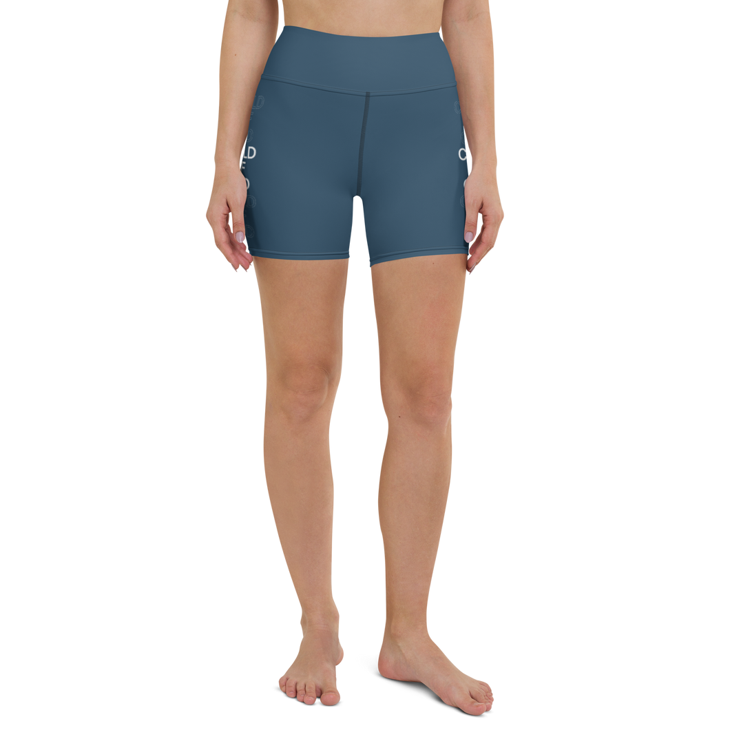 Child of God Yoga Shorts Indigo