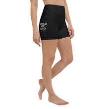 Load image into Gallery viewer, Child of God Yoga Shorts black
