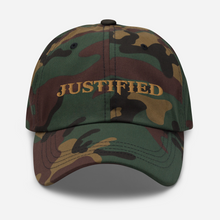 Load image into Gallery viewer, Justified 3D Embroidered Dad hat
