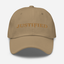 Load image into Gallery viewer, Justified 3D Embroidered Dad hat
