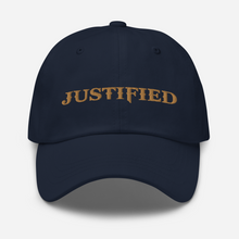 Load image into Gallery viewer, Justified 3D Embroidered Dad hat
