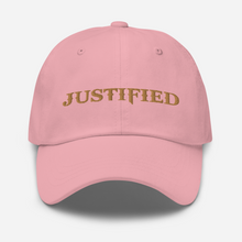 Load image into Gallery viewer, Justified 3D Embroidered Dad hat
