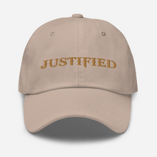 Load image into Gallery viewer, Justified 3D Embroidered Dad hat
