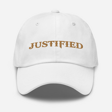 Load image into Gallery viewer, Justified 3D Embroidered Dad hat
