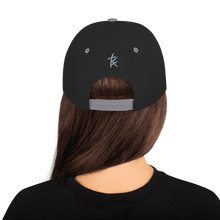 Load image into Gallery viewer, Unveiled Silver Font Snapback Hat
