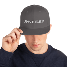 Load image into Gallery viewer, Unveiled w/font Snapback Hat
