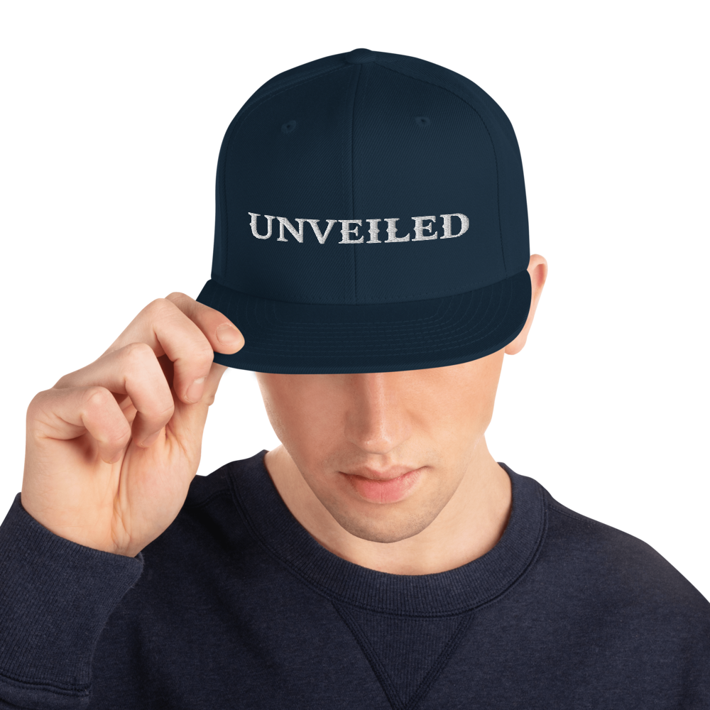 Unveiled w/font Snapback Hat