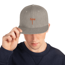 Load image into Gallery viewer, King orange/font Snapback Hat
