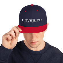 Load image into Gallery viewer, Unveiled w/font Snapback Hat
