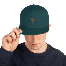 Load image into Gallery viewer, King orange/font Snapback Hat
