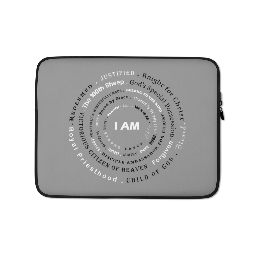 I AM Tri-Color Laptop Sleeve Nobel 13