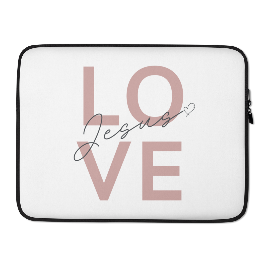 Love Jesus Laptop Sleeve 15