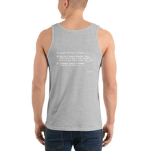 Load image into Gallery viewer, Men&#39;s ABC&#39;s White Font Tank Top
