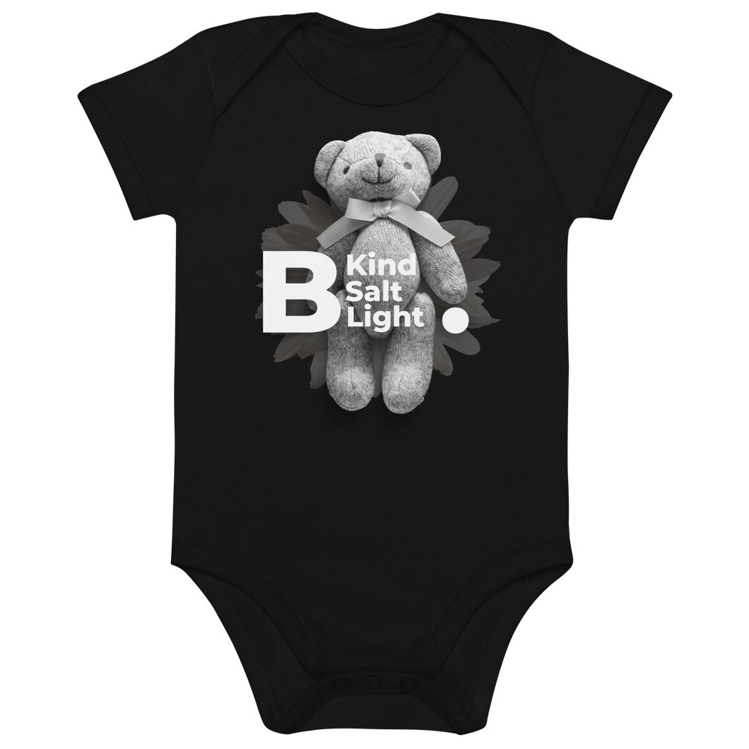 Be Kind Salt Light Organic cotton baby bodysuit