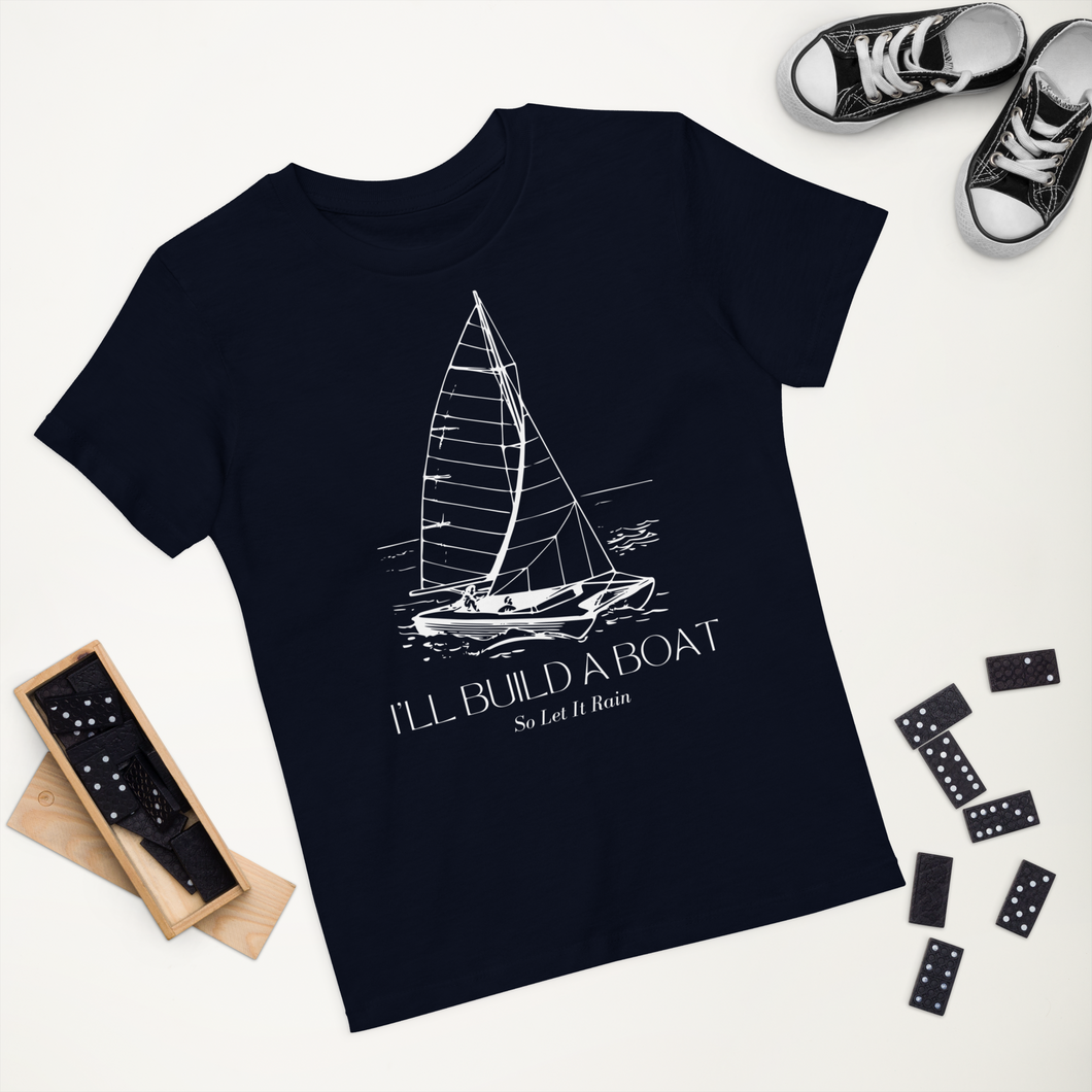 I'll Build A Boat Organic cotton kids t-shirt