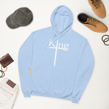 Load image into Gallery viewer, King Unisex fleece hoodie White Font
