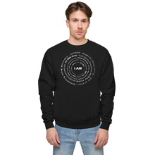 Load image into Gallery viewer, I AM w/font fleece sweatshirt
