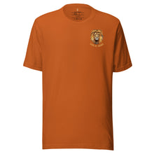 Load image into Gallery viewer, Lion of Judah Orange Unisex t-shirt
