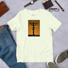 Load image into Gallery viewer, He is Risen Crucifix Short-sleeve unisex t-shirt
