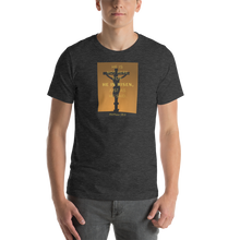 Load image into Gallery viewer, He is Risen Crucifix Short-sleeve unisex t-shirt
