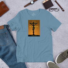 Load image into Gallery viewer, He is Risen Crucifix Short-sleeve unisex t-shirt
