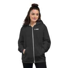 Load image into Gallery viewer, I AM Zipper Hoodie sweater
