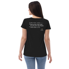 Load image into Gallery viewer, Women’s ABC&#39;s recycled v-neck t-shirt
