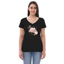 Load image into Gallery viewer, Just.If.I&#39;d Women’s recycled v-neck t-shirt
