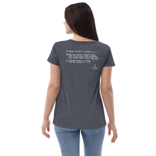 Load image into Gallery viewer, Women’s ABC&#39;s recycled v-neck t-shirt
