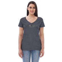 Load image into Gallery viewer, Unveiled Women’s recycled v-neck t-shirt
