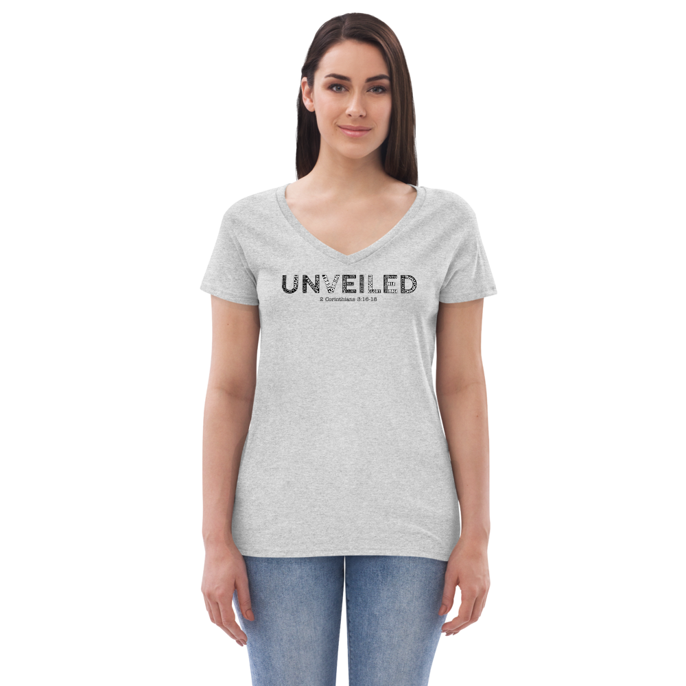 Unveiled Women’s recycled v-neck t-shirt